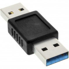 Adaptateur InLine® USB 3.0 Type A mâle à Type A mâle