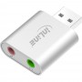 InLine® USB Audio Soundkarte, boîtier en aluminium