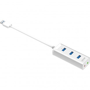 HUB InLine® USB 3.0 avec son audio, boîtier en aluminium avec câble de 0,15 m