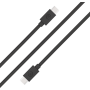 Cable C/C 3A - 2m Recyclé Noir