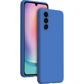 Coque Silicone Soft Touch Galaxy A25 Bleu