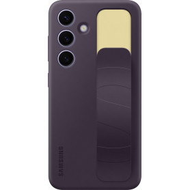 Coque silicone avec lanière G S24 Violet Foncé