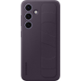 Coque silicone avec lanière G S24 Violet Foncé