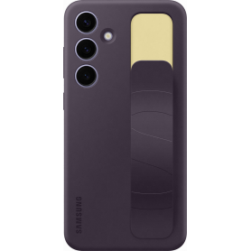 Coque silicone avec lanière G S24+ Violet foncé