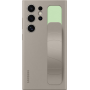 Coque silicone avec lanière G S24ULTRA Taupe