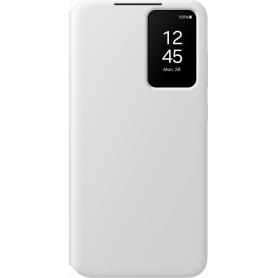 Etui Smart View avec porte-carte G S24+ Gris Clair