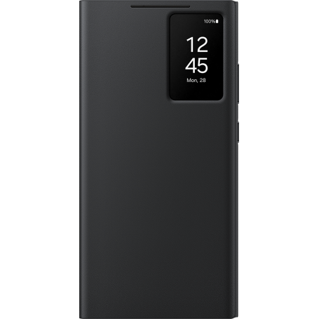 Etui Smart View avec porte-carte G S24ULTRA Noir