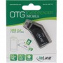 Lecteur de carte mobile InLine® OTG USB 2.0 pour SD et microSD pour Android
