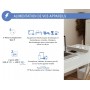 Parafoudre 5 prises avec USB A+C, 800J,1,5m WH/GY