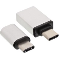 Kit adaptateur InLine® USB Type-C, Type C mâle vers Micro-USB femelle ou USB3.0 A femelle