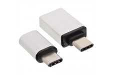 Kit adaptateur InLine® USB Type-C, Type C mâle vers Micro-USB femelle ou USB3.0 A femelle