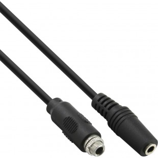 Câble adaptateur audio InLine® de 3,5 mm stéréo femelle à femelle avec bande de roulement de 0,6 m