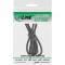 Câble adaptateur audio InLine®, stéréo 3,5 mm mâle / femelle avec filetage, 0,6 m