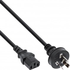 Câble d'alimentation, connecteur chinois vers IEC, noir, 0,5 m