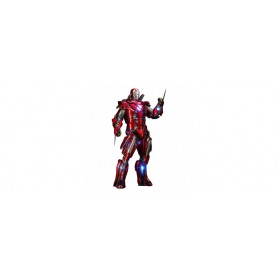 Iron Man 3 figurine Movie Masterpiece 1/6 Silver Centurion (Armor Suit Up Version) 32 cm