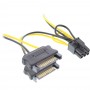 Adaptateur secteur InLine® 2x SATA à 6 broches pour carte graphique PCIe 0,15 m