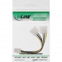 Câble adaptateur d'alimentation InLine®, 2x prise 5.25 "à prise PCI-Express 8 broches, 0,15 m
