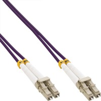 Câble duplex optique en fibre InLine® LC / LC 50 / 125µm OM4 1m