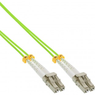 Câble duplex optique en fibre InLine® LC / LC 50 / 125µm OM5 15m