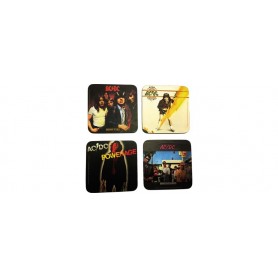 AC/DC pack 4 sous-verres