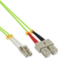 Câble duplex optique en fibre InLine® LC / SC 50 / 125µm OM5 1m