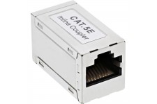 Adaptateur InLine® Cat.5e, entièrement blindé, en métal, 2x RJ45 F / F, 1: 1