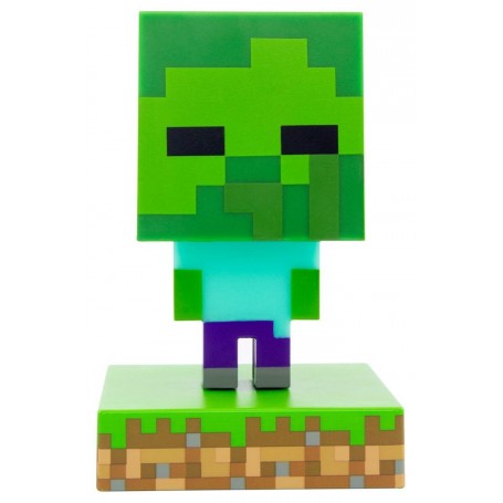 Minecraft veilleuse 3D Icon Zombie