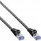 Câble de raccordement plat InLine® U / FTP Cat.6A noir 1,5m