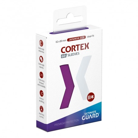Ultimate Guard 60 pochettes Cortex Sleeves Japanese Size Violet