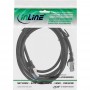 Câble Patch InLine®, Cat. 6A, S / FTP, extérieur PE, noir, 1 m