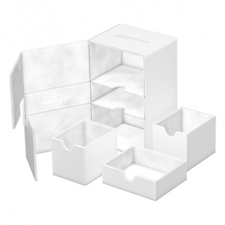 Ultimate Guard Twin Flip'n'Tray 160+ XenoSkin Monocolor Blanc