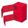 Ultimate Guard Twin Flip'n'Tray 160+ XenoSkin Monocolor Rouge