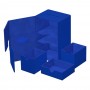 Ultimate Guard Twin Flip'n'Tray 160+ XenoSkin Monocolor Bleu