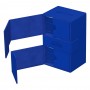 Ultimate Guard Twin Flip'n'Tray 160+ XenoSkin Monocolor Bleu
