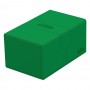 Ultimate Guard Twin Flip'n'Tray 160+ XenoSkin Monocolor Vert