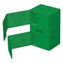 Ultimate Guard Twin Flip'n'Tray 160+ XenoSkin Monocolor Vert
