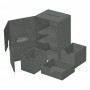 Ultimate Guard Twin Flip'n'Tray 160+ XenoSkin Monocolor Gris