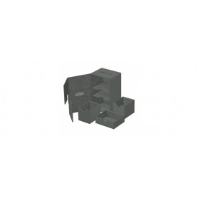 Ultimate Guard Twin Flip'n'Tray 160+ XenoSkin Monocolor Gris