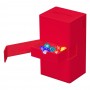 Ultimate Guard Twin Flip'n'Tray 200+ XenoSkin Monocolor Rouge