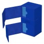 Ultimate Guard Twin Flip'n'Tray 200+ XenoSkin Monocolor Bleu