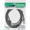 Câble Patch InLine®, Cat. 6A, S / FTP, PUR industriel, noir, 5m