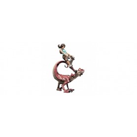 Tomb Raider figurine Mini Epics Lara Croft & Raptor 24 cm