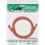 Câble patch Cat.6(A) S-STP/PIMF, InLine®, sans halogènes 500MHz, orange, 1m