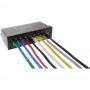 Câble de raccordement ultra-plat plat InLine® U / UTP Cat.6 Gigabit ready blue 10m