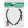 Câble Patch InLine® Slim, U / UTP, Cat.6, noir, 0,3 m