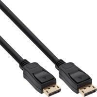 Câble DisplayPort , InLine®, noir, contacts dorés, 1,5m