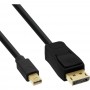 Câble InLine® Mini DisplayPort à DisplayPort noir, 1 m