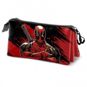 Marvel Deadpool Plus Bad triple pencil case