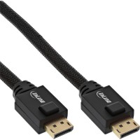 Câble DisplayPort , InLine®, noir, contacts dorés, 1m