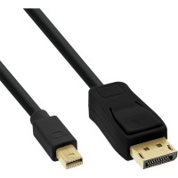 Câble InLine® Mini DisplayPort à DisplayPort noir, 0,3 m